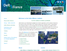 Tablet Screenshot of delta-alliance.org